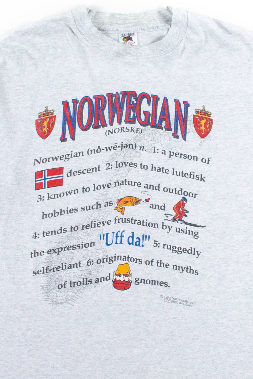 Norwegian Definition T-Shirt (Single Stitch)