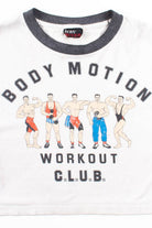 Body Motion Workout Club Cropped T-Shirt (Single Stitch)