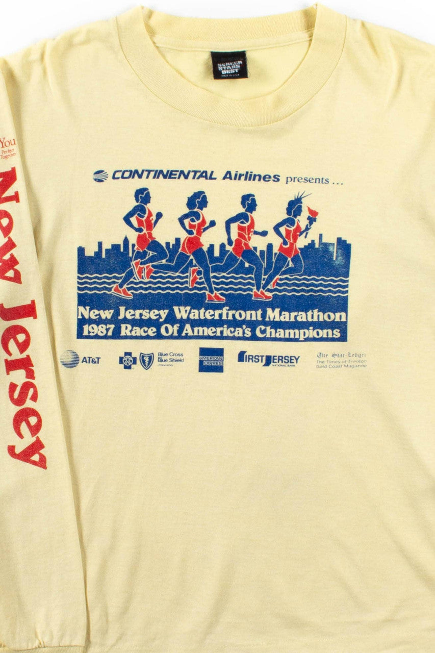 New Jersey Waterfront Marathon (1987, Single Stitch)