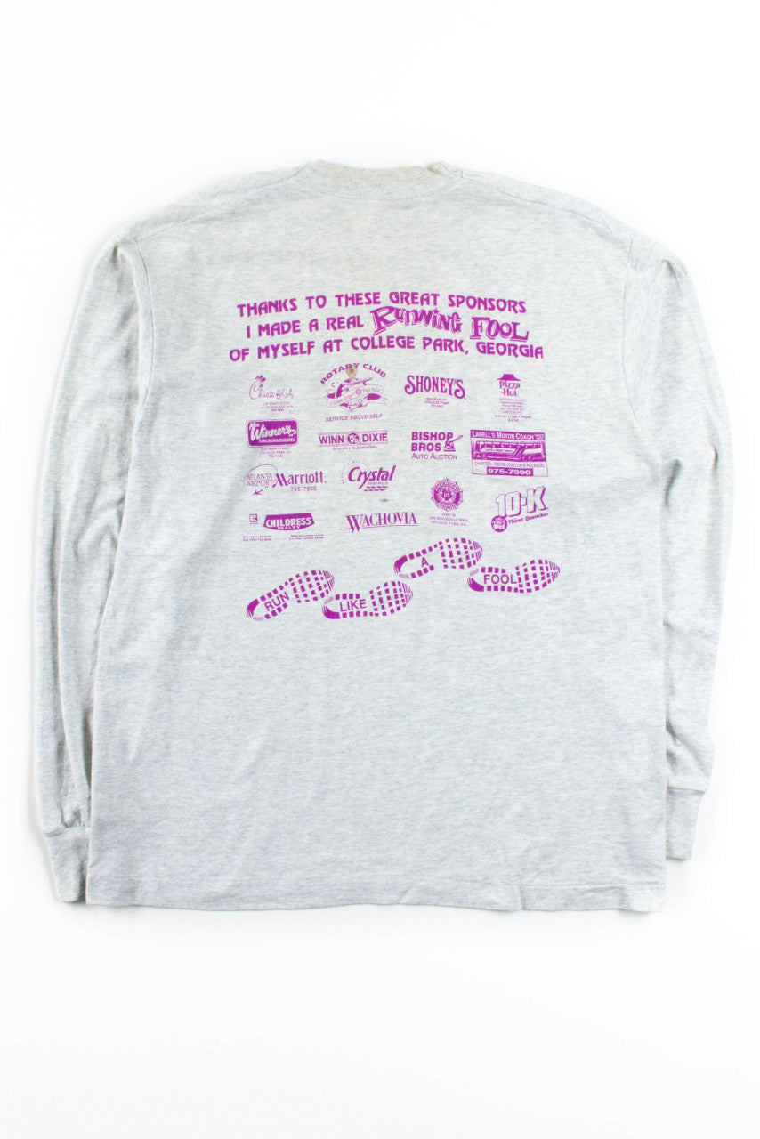The Running Fool Long Sleeve T-Shirt (1995, Single Stitch)