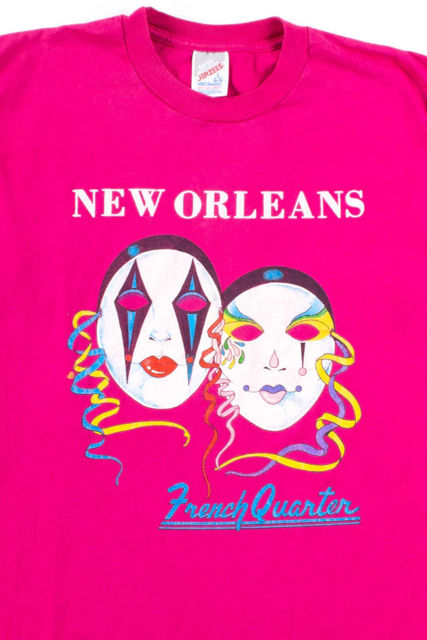 French Quarter Masks T-Shirt (Single Stitch)