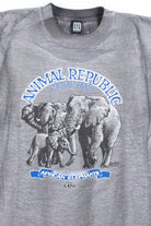 Endangered African Elephants T-Shirt (1991, Single Stitch)