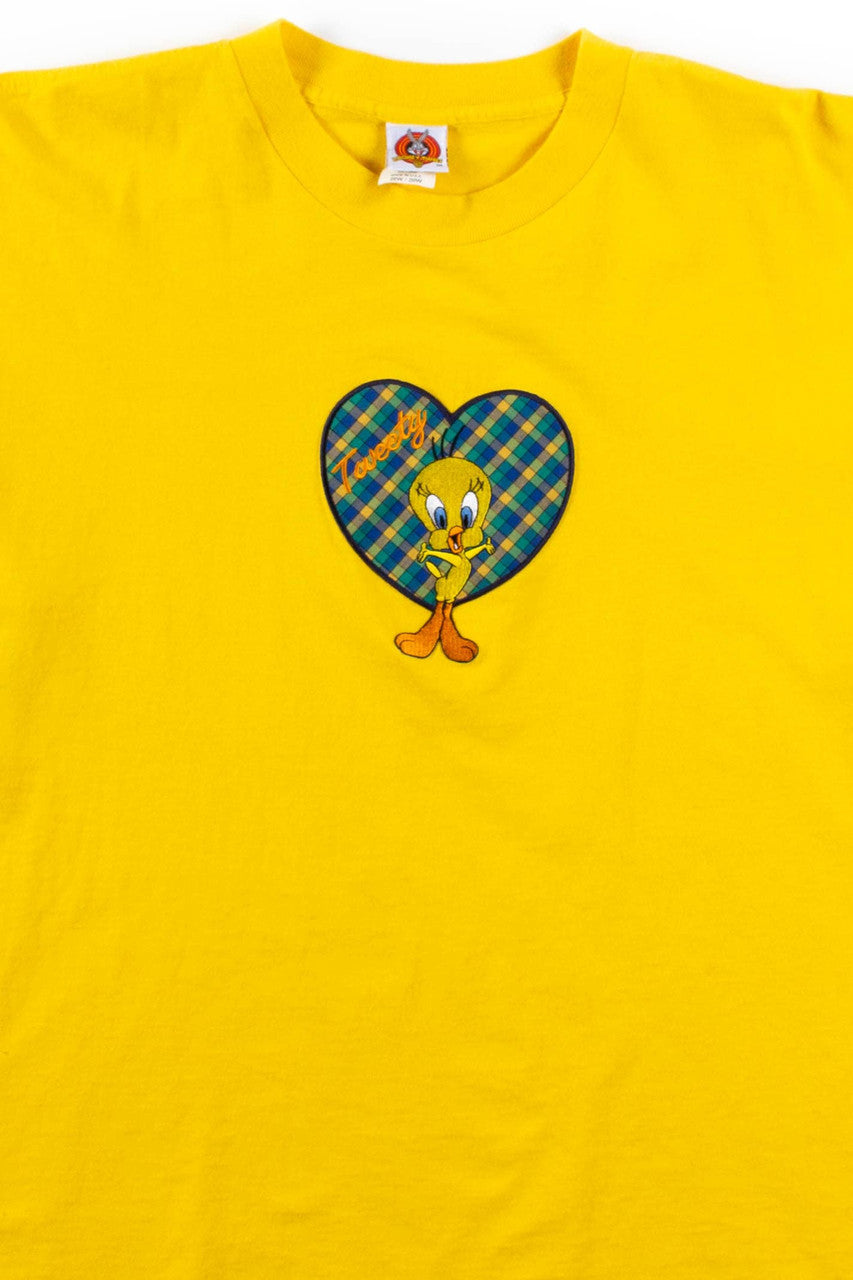 Tweety Bird Heart T-Shirt