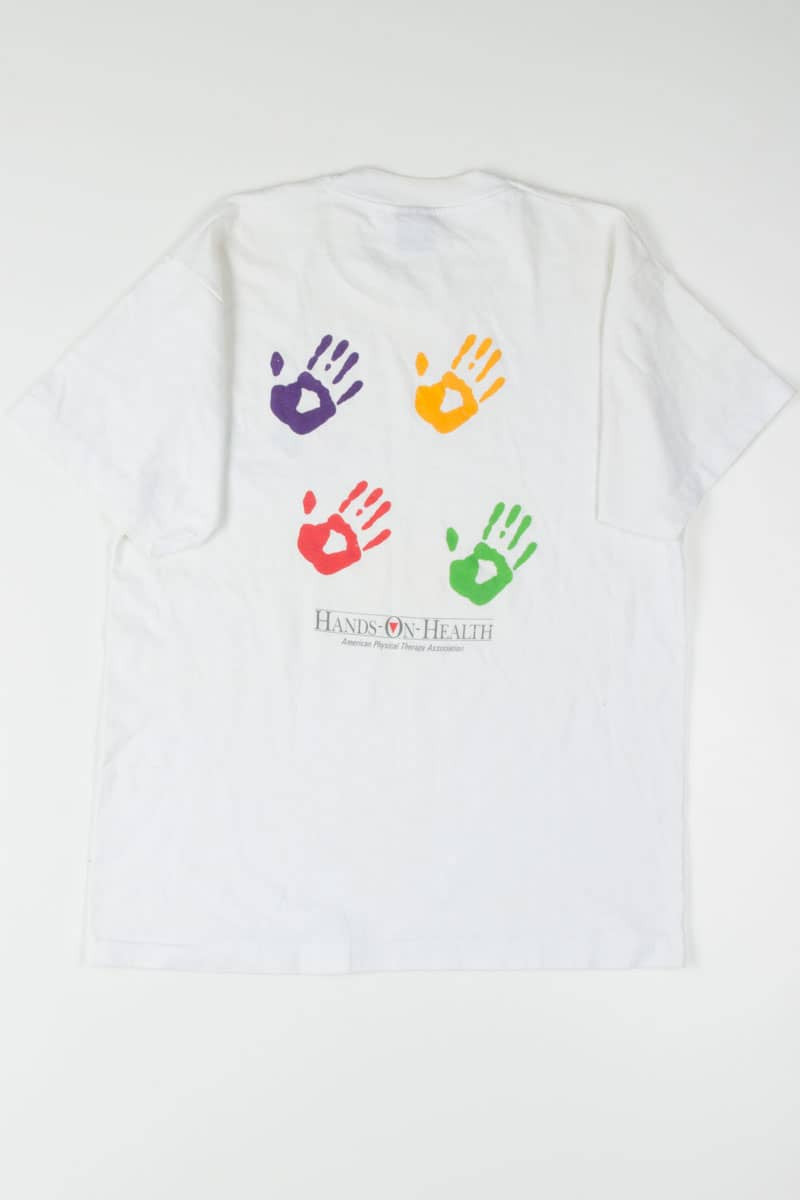 Hands on Health American Physical Therapy Association T-Shirt (Single Stitch)