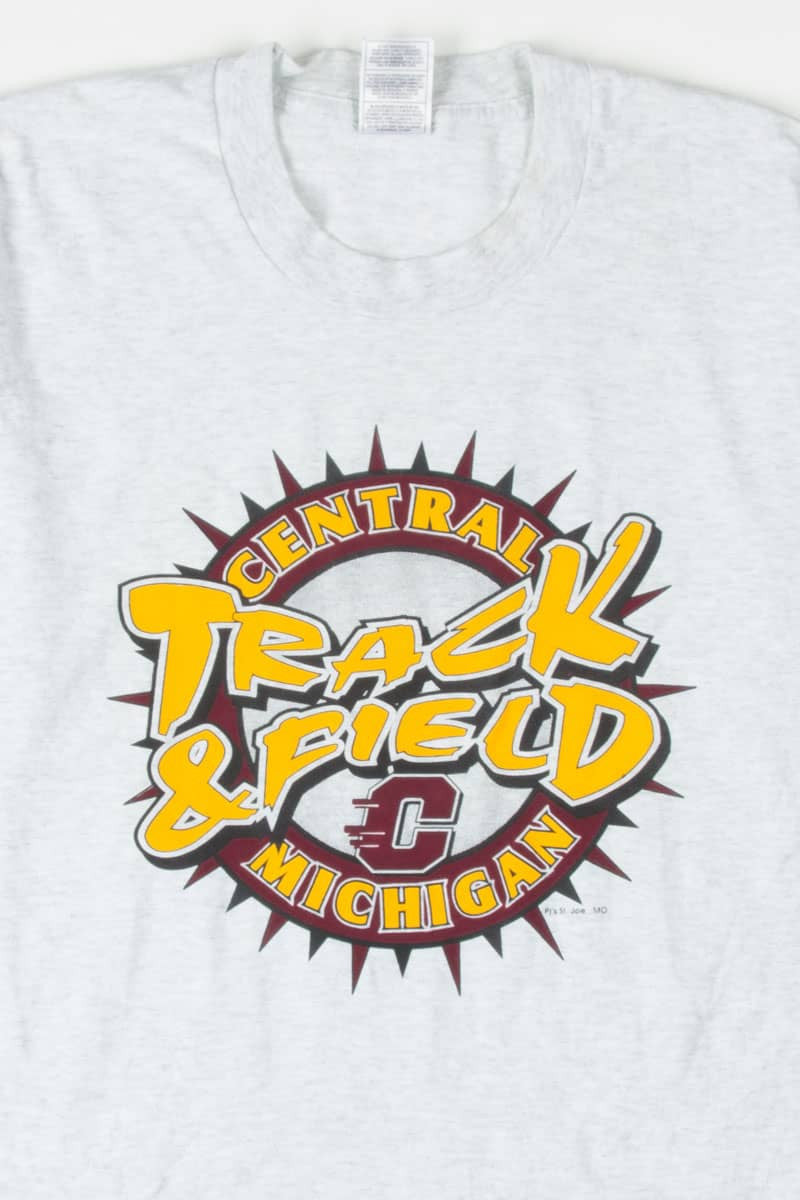 Central Michigan Track & Field T-Shirt (Single Stitch)