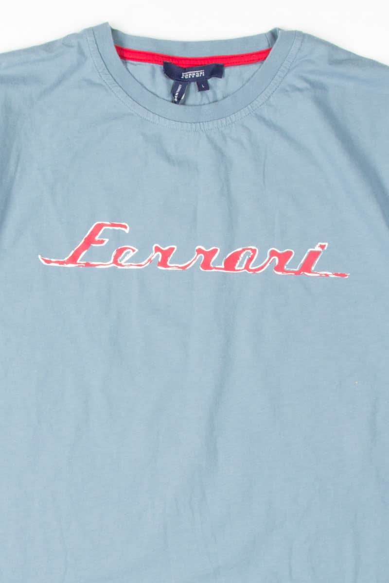 Dusty Blue Ferrari T-Shirt