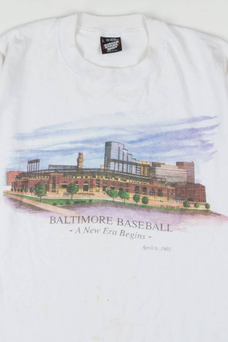 Baltimore Baseball 1992 T-Shirt (Single Stitch)