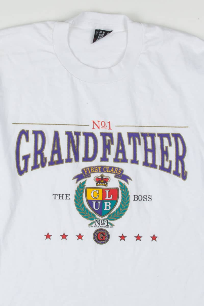 No. 1 Grandfather T-Shirt (Single Stitch)