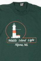 Middle Island Lighthouse T-Shirt (Single Stitch)