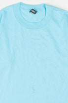 Stained Light Blue Fruit of The Loom T-Shirt (Single Stitch)