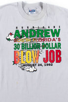 Vintage Hurricane Andrew T-Shirt (1992, Single Stitch)