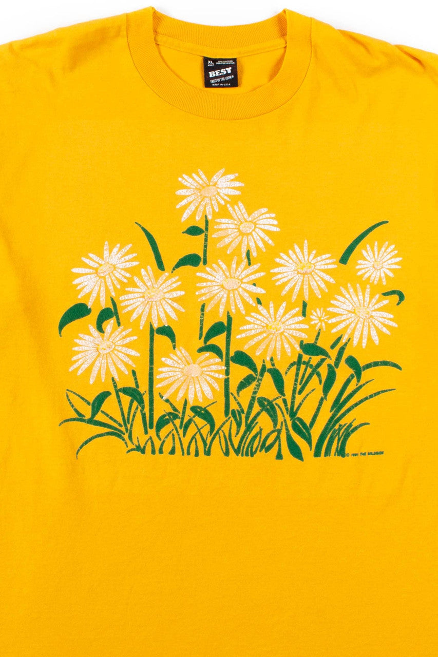 Yellow Daisies T-Shirt (1991, Single Stitch)