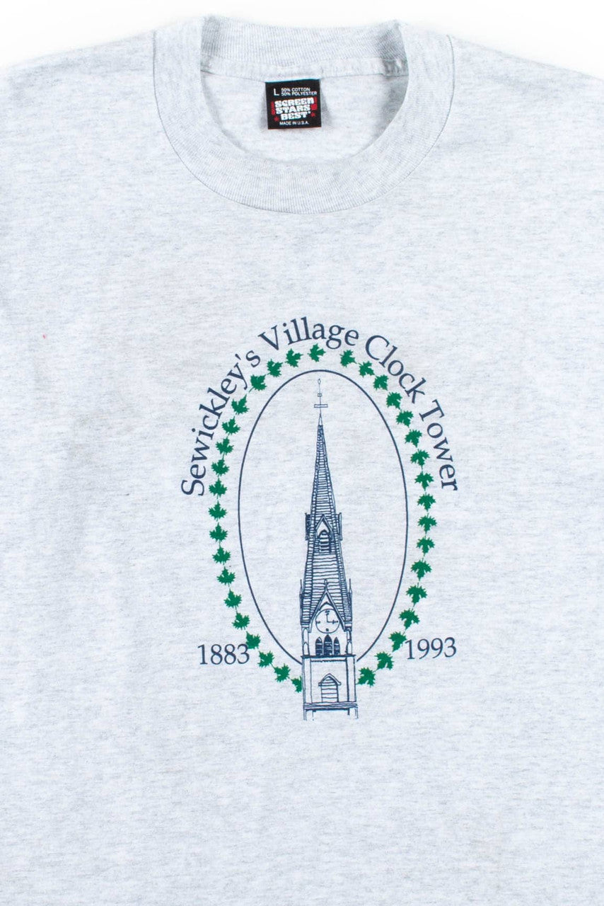 Sewickley's Village Clock Tower T-Shirt (Single Stitch)