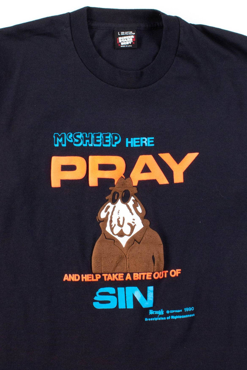 Take A Bite Out Of Sin T-Shirt (1990, Single Stitch)