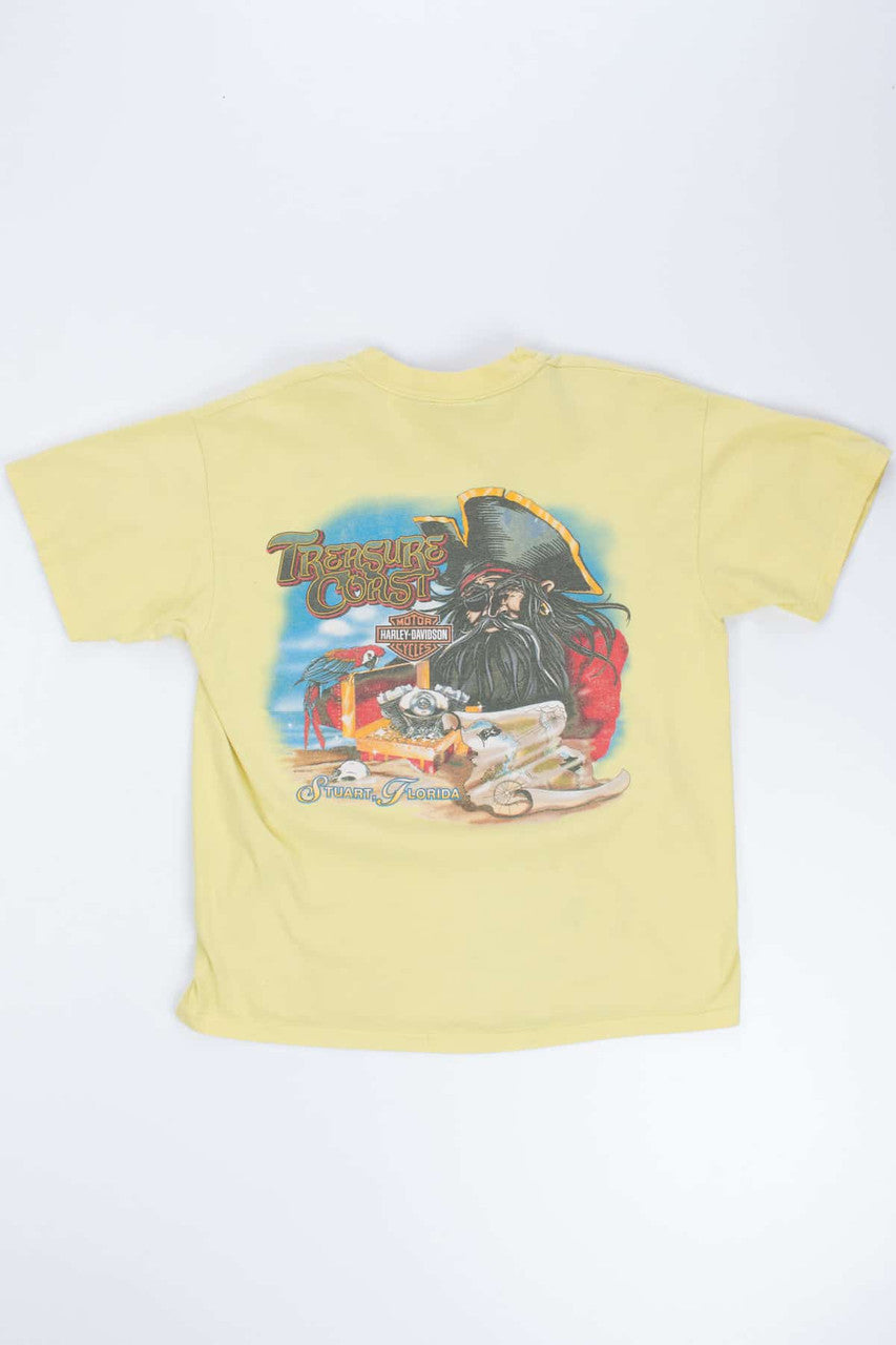 98' Treasure Coast Harley Davidson T-shirt
