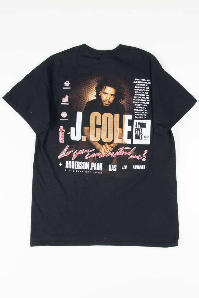 J. Cole 4 Your Eyez Only 2017 Tour T-Shirt