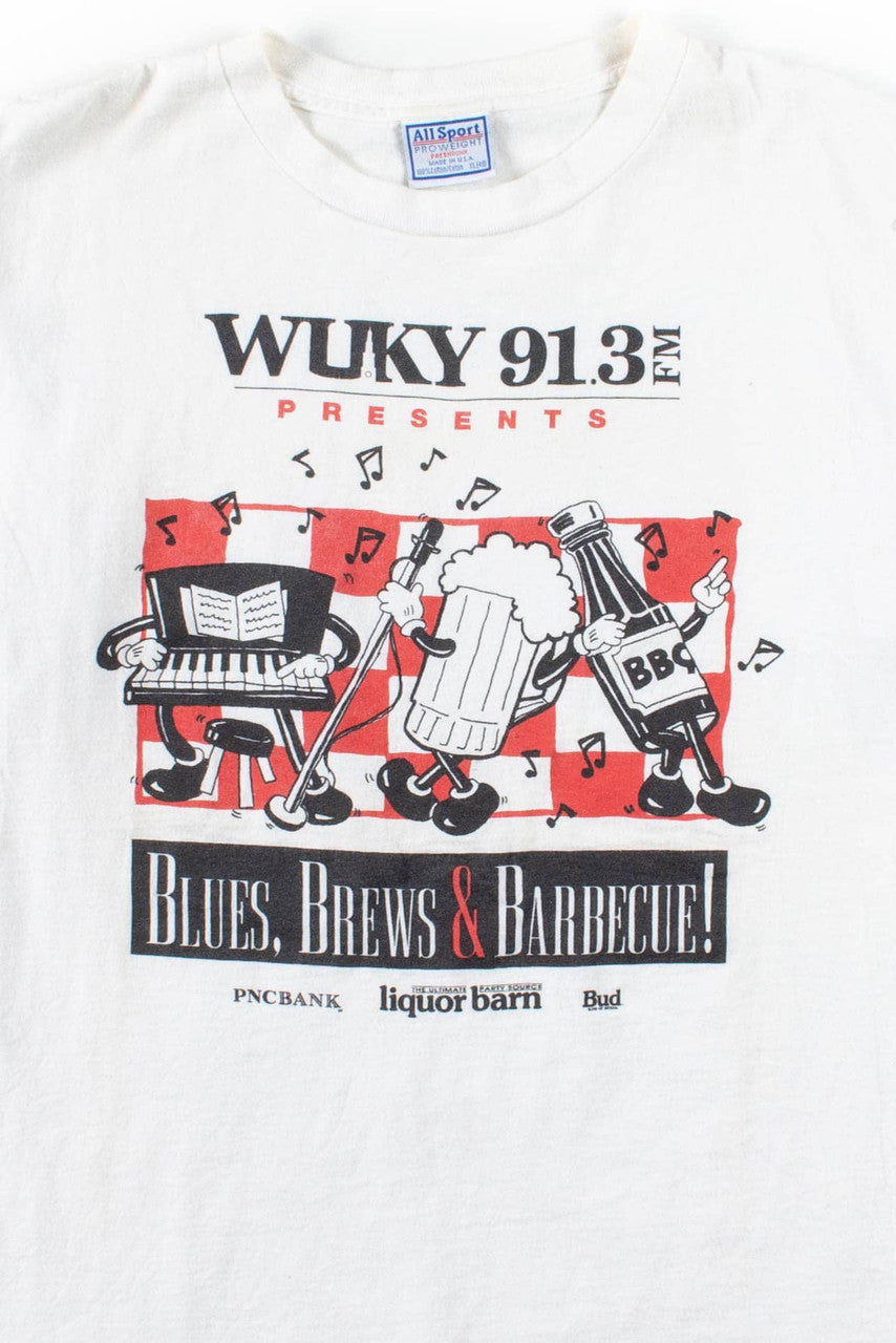 Blues, Brews, & Barbecue T-Shirt (Single Stitch)