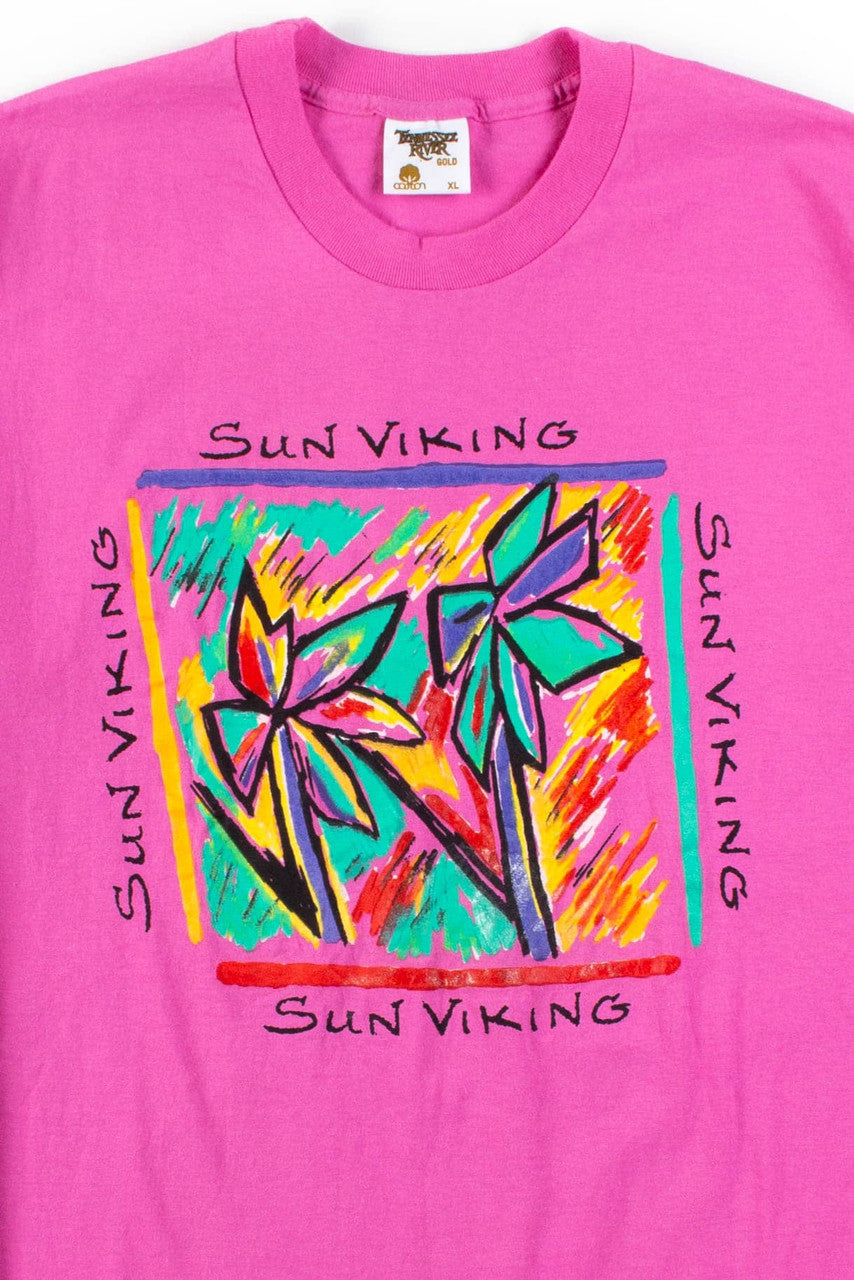 Sun Viking T-Shirt (Single Stitch)