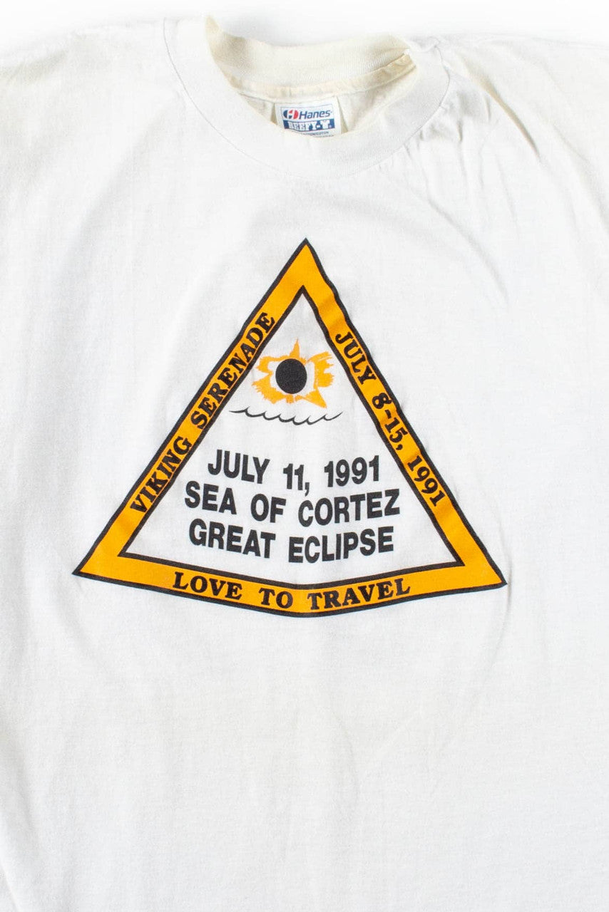 Sea Of Cortez Great Eclipse T-Shirt (1991, Single Stitch)