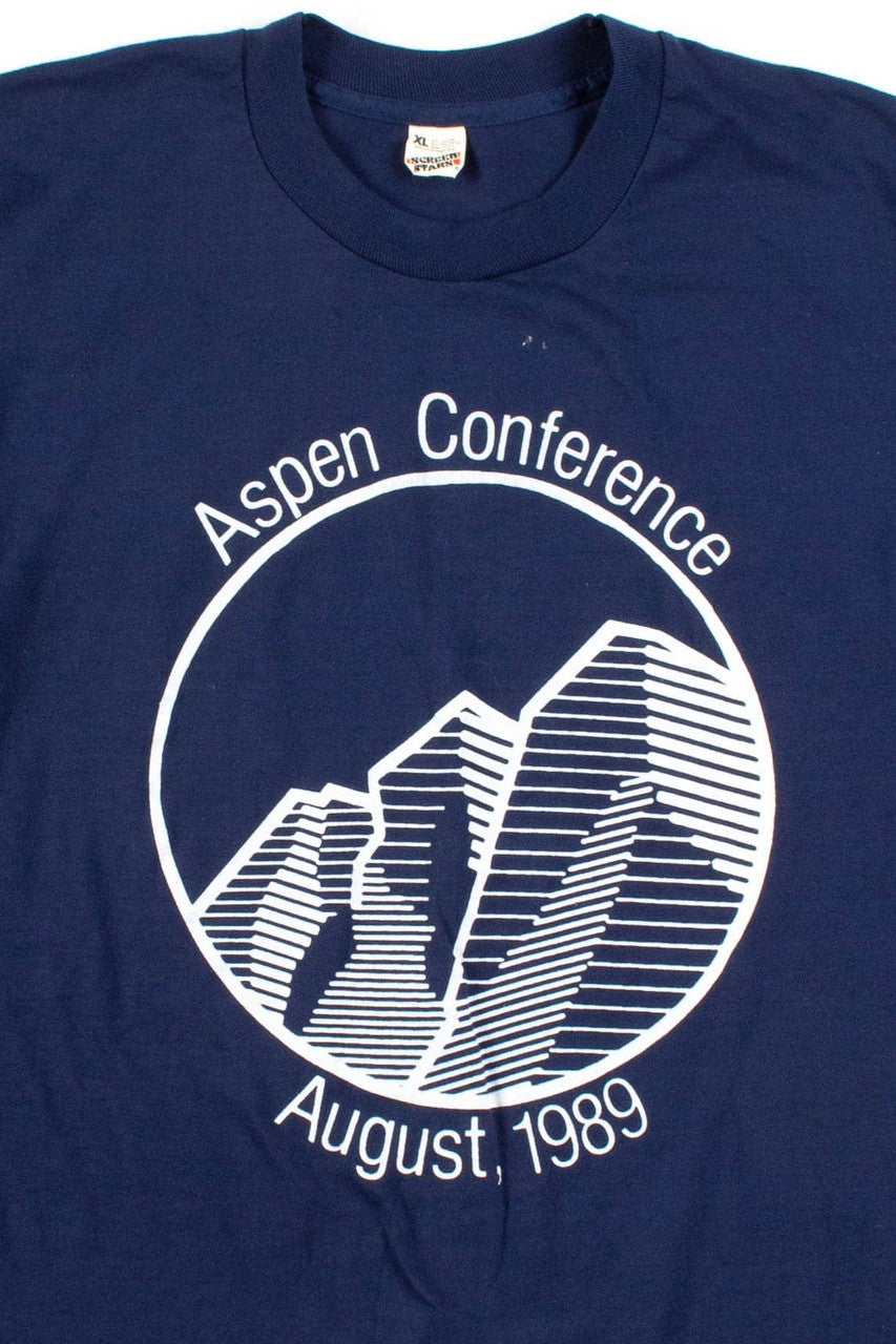 Aspen Conference August 1989 T-Shirt (Single Stitch)