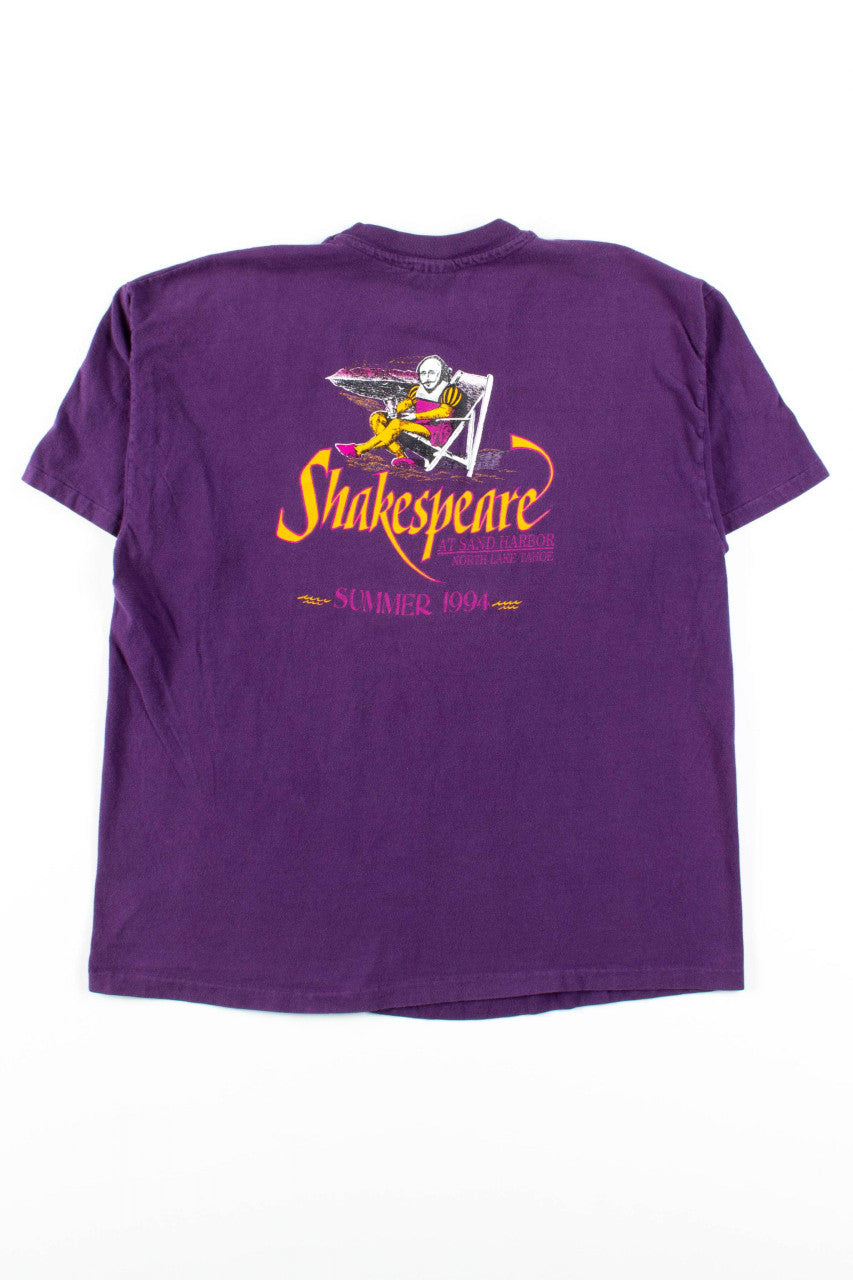 Shakespeare At Sand Harbor T-Shirt (1994, Single Stitch)