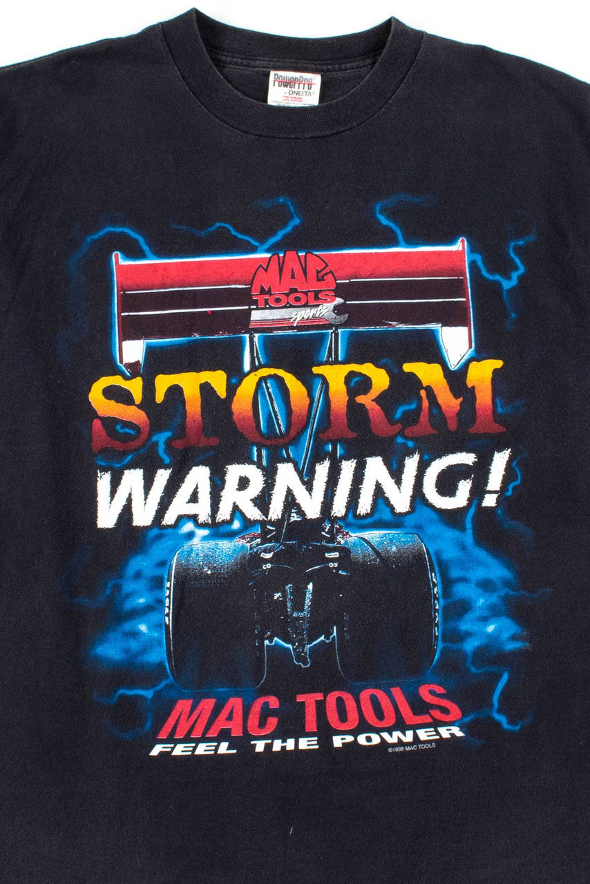 Storm Warning! Top Fuel T-Shirt (1998, Single Stitch)