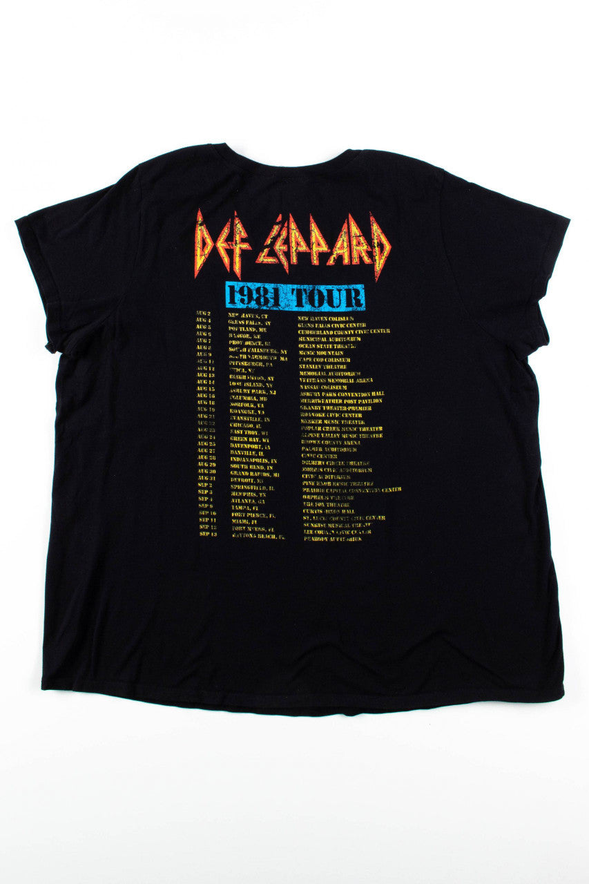 Def Leppard High 'n' Dry Tour Replica T-Shirt