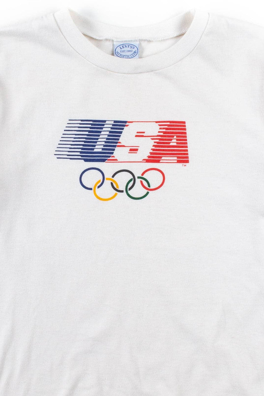 USA Olympic Vintage T-Shirt (Single Stitch)