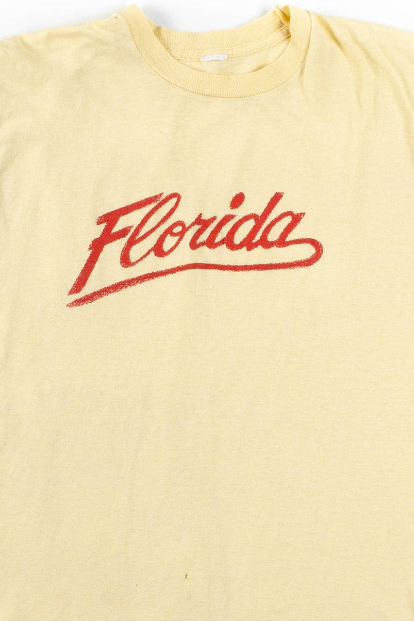 Vintage Florida Sleeveless T-Shirt (Single Stitch)