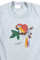 Cancun Parrot Vintage Youth T-Shirt (Single Stitch)