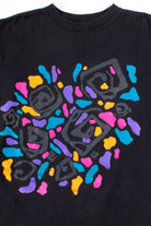 Black Abstract T-Shirt (Single Stitch)