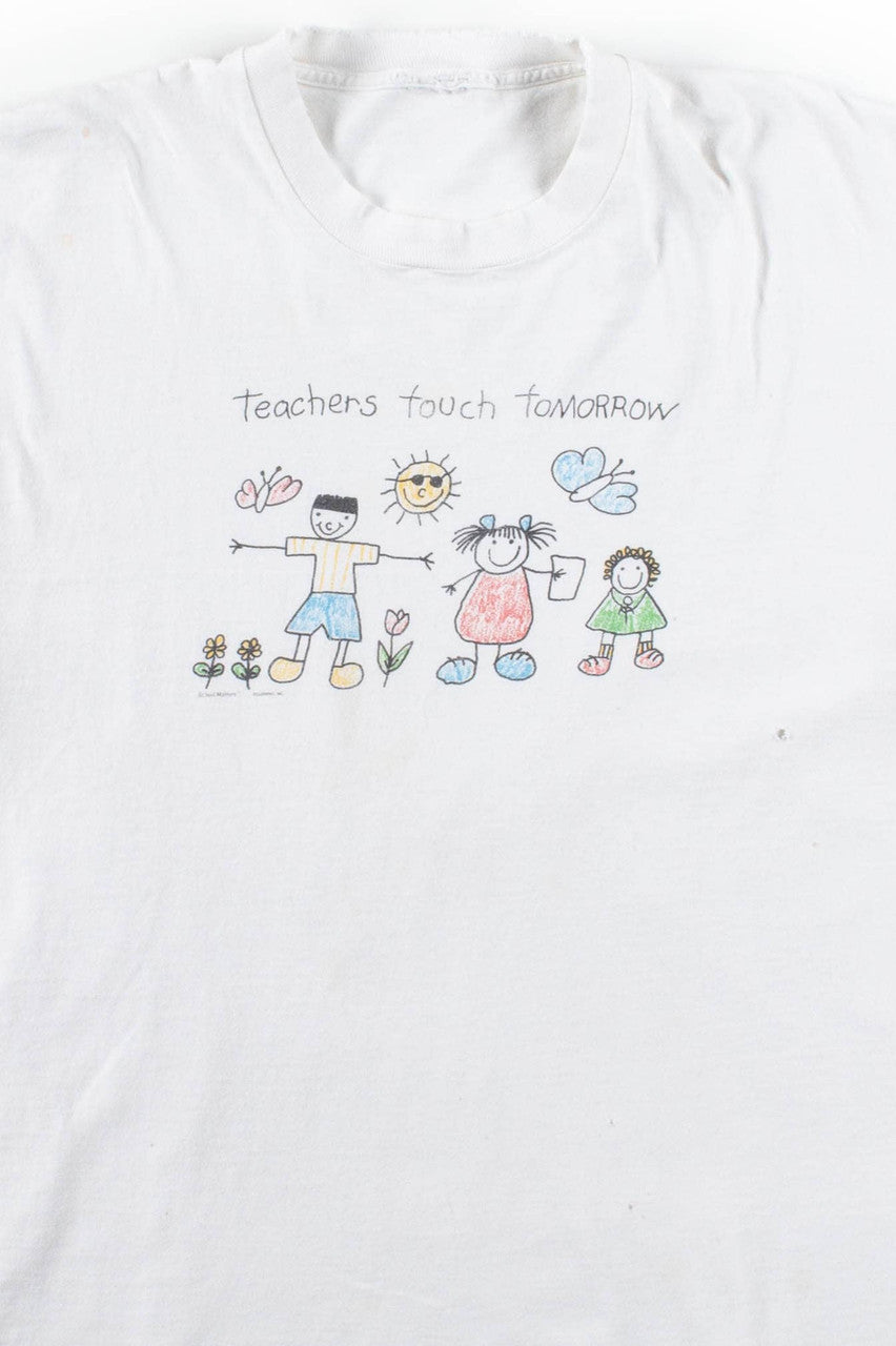 Teachers Touch Tomorrow T-Shirt (Single Stitch)