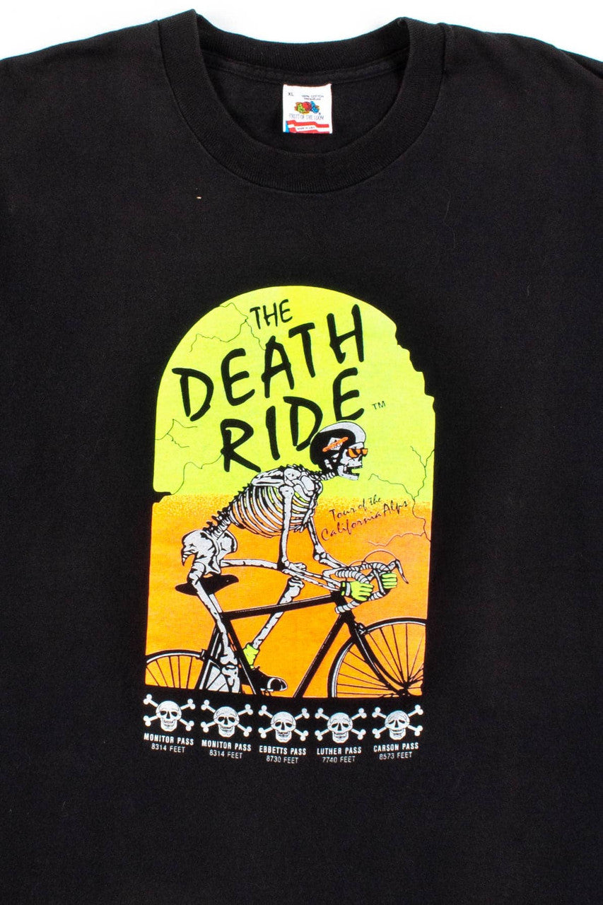 The Death Ride California Alps T-Shirt (Single Stitch)