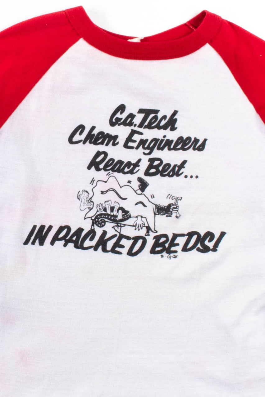 Georgia Tech Chem Engineers 3/4 Sleeve T-Shirt (Single Stitch)