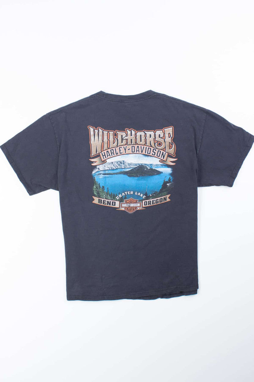 Black & White Headlight Harley-Davidson T-shirt