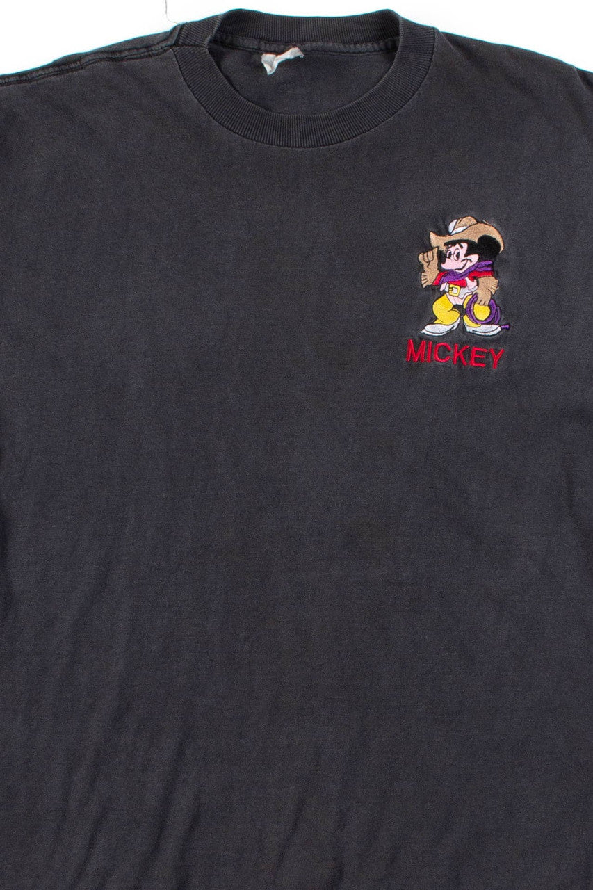 Bootleg Cowboy Mickey Mouse T-Shirt