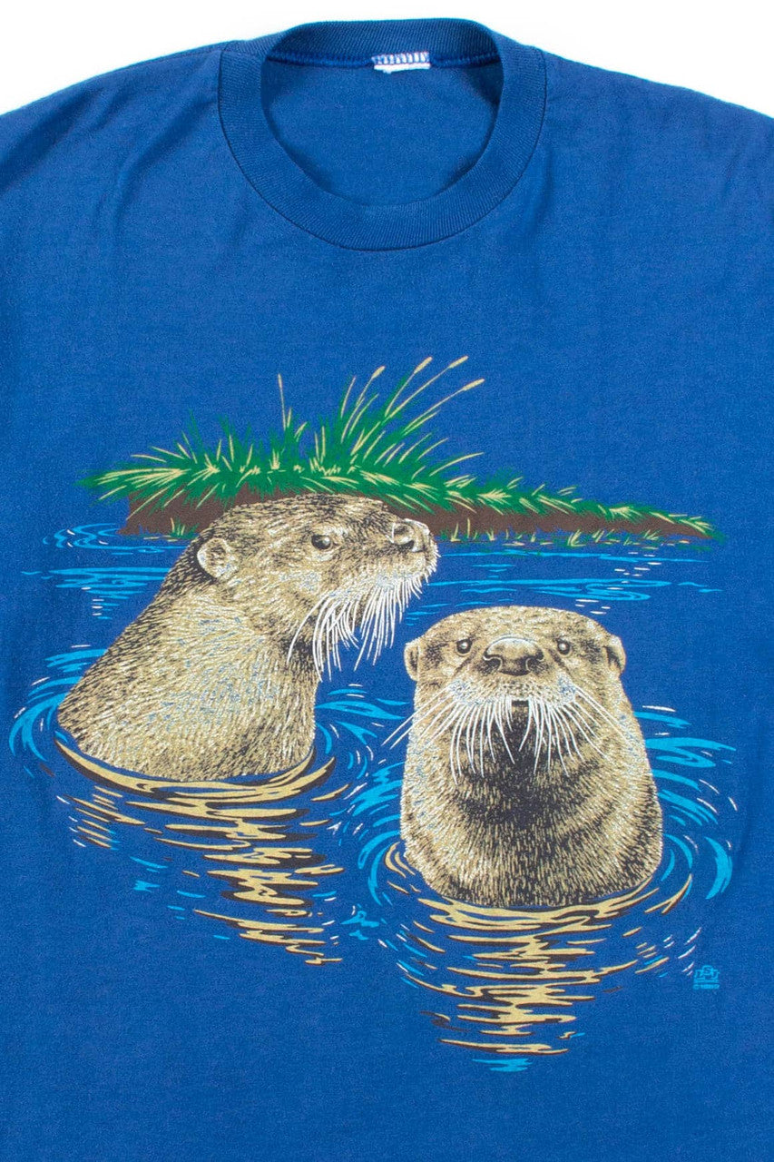 Otters' Waters Vintage T-Shirt