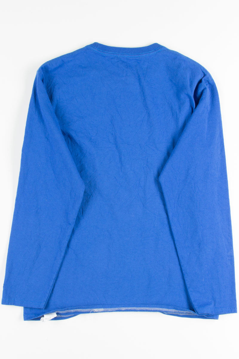 Blue Long Sleeve Champion Tee