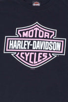 Pink Logo Harley Davidson T-shirt