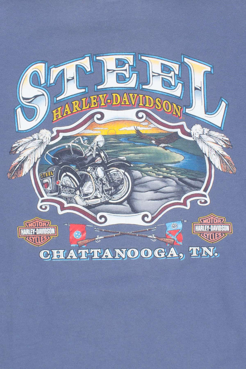 Large Eagle Harley Davidson T-shirt