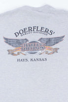Grey Harley Davidson Logo T-shirt