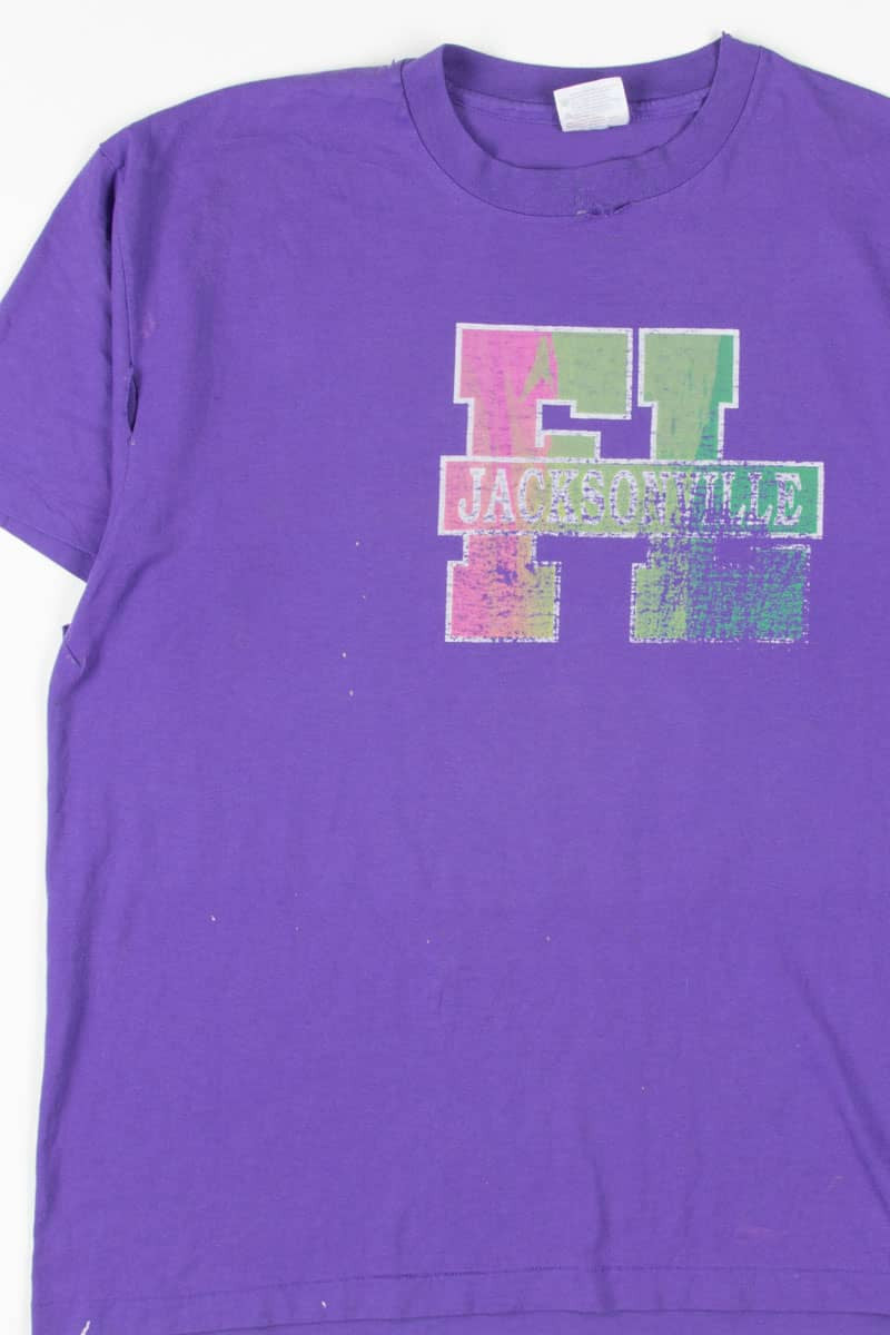 Destroyed Jacksonville Florida Souvenir T-Shirt