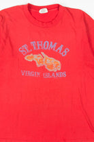 Vintage St. Thomas Virgin Islands Souvenir T-Shirt