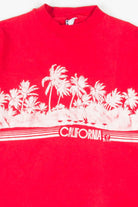 Red California Palm Trees Souvenir T-Shirt