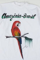 Amazonia-Brasil Painted Parrot Souvenir T-Shirt