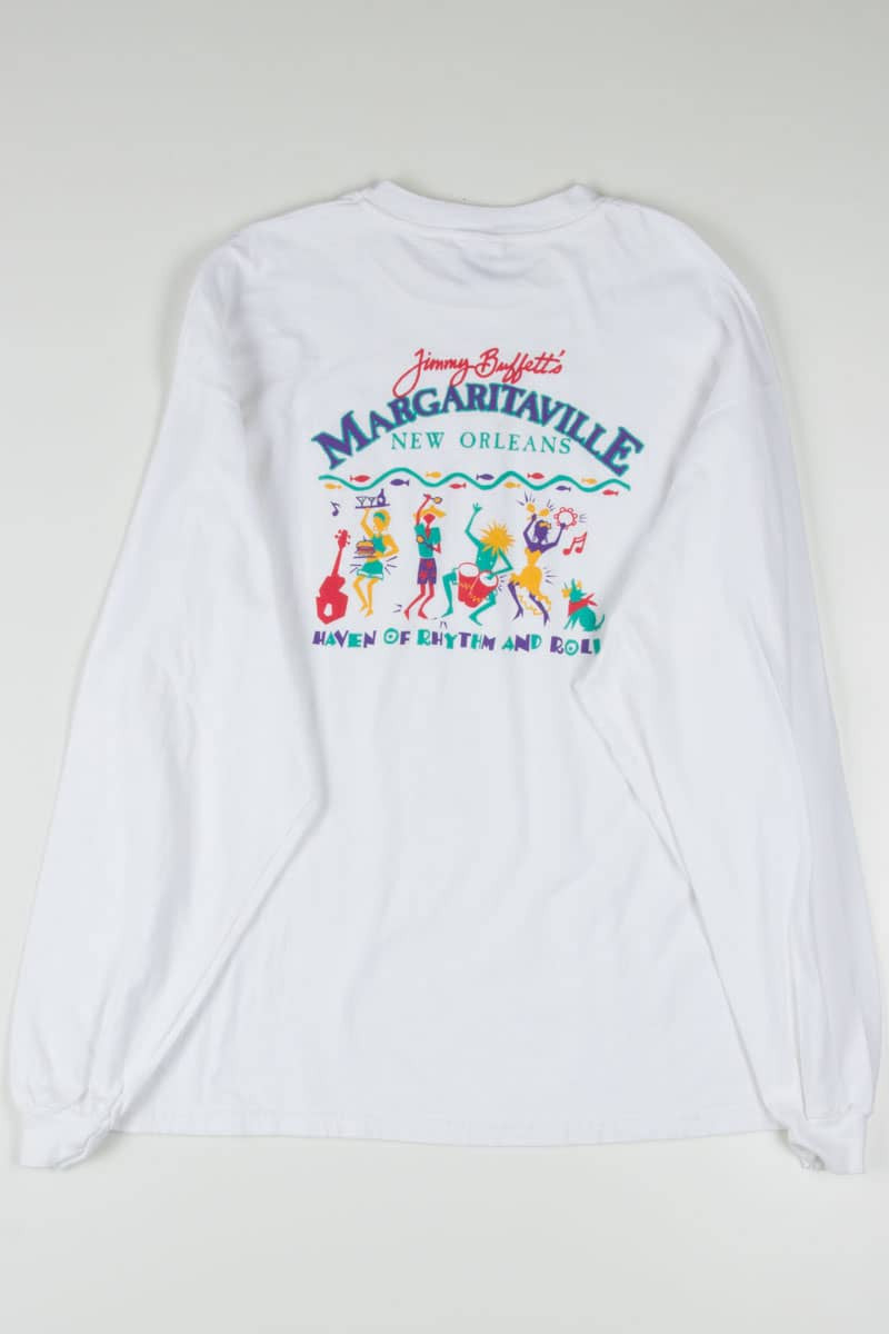 Quietly Making Noise Margaritaville New Orleans Long Sleeve Souvenir T-Shirt