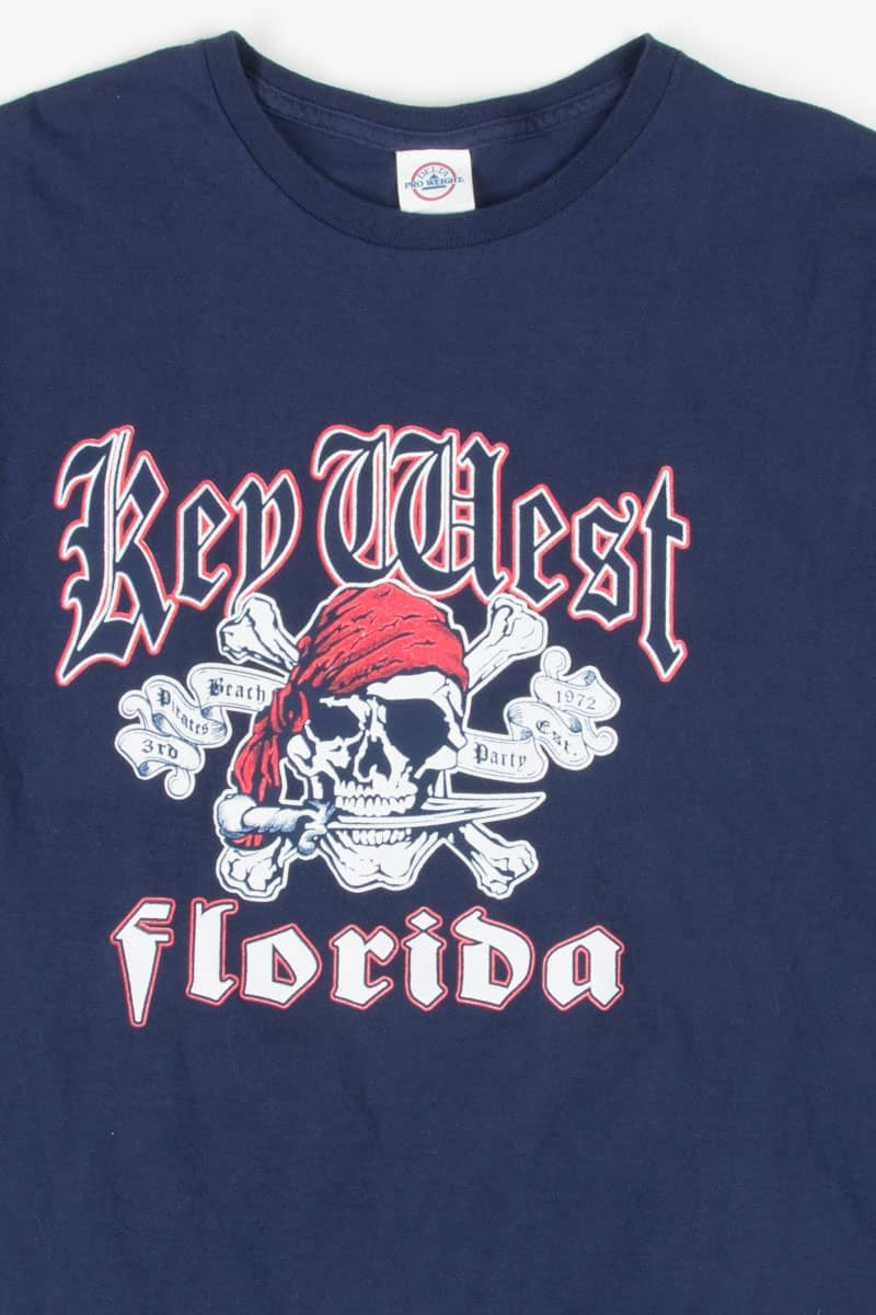 3rd Pirates Beach Party Key West Souvenir T-Shirt