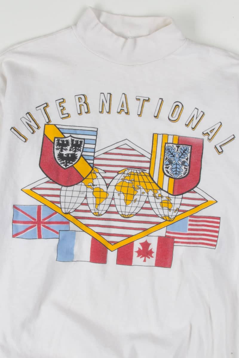 Vintage International Globe Souvenir T-Shirt