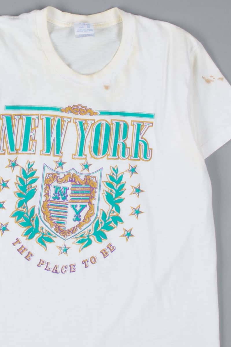Stained New York The Place to Be Souvenir T-Shirt