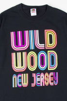 Neon Wild Wood New Jersey Souvenir T-Shirt